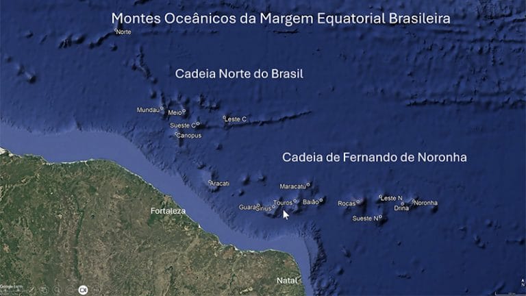 Montes oceânicos da Margem Equatorial 