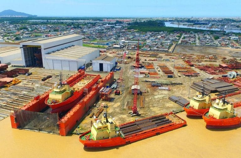 Estaleiro Navship no polo da construção naval em Itajaí.