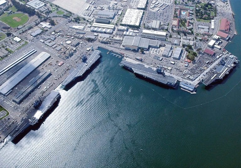 Naval Air Station North Island, San Diego.