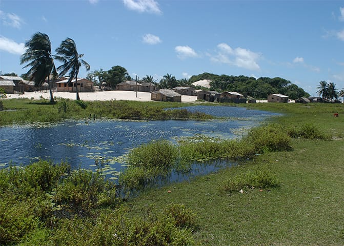 Vila da ilha dos Lençóis em 2005.